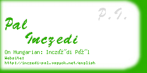 pal inczedi business card